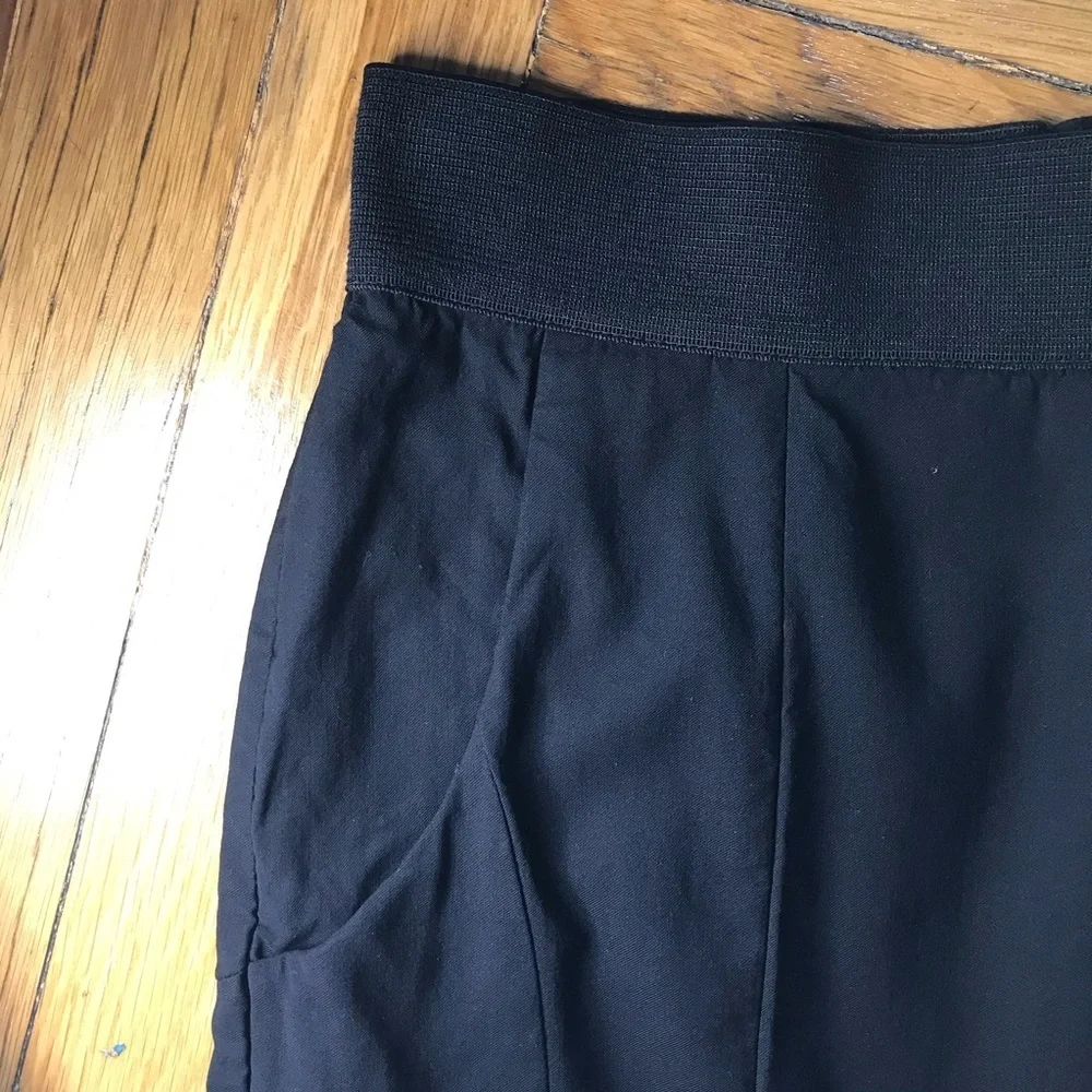 Helmut Lang black miniskirt w. pockets size 0